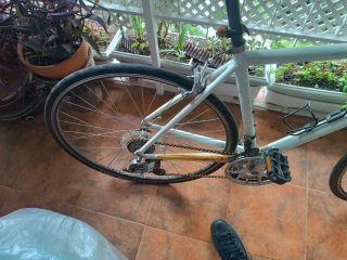 Bicicleta Híbrida Blanca