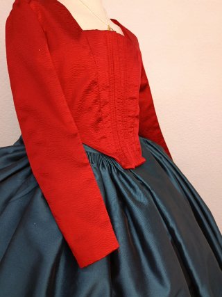 Corpiño Fallera Talla 38 Rojo