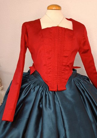 Corpiño Fallera Talla 38 Rojo