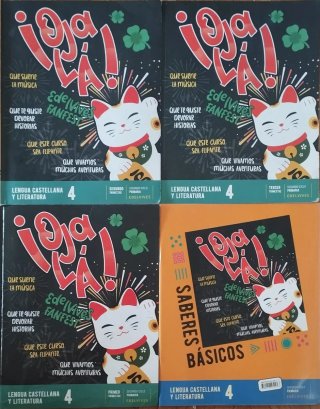 Libros de colegio de 4 de primaria