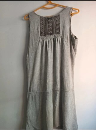 Vestido gris indiwoman