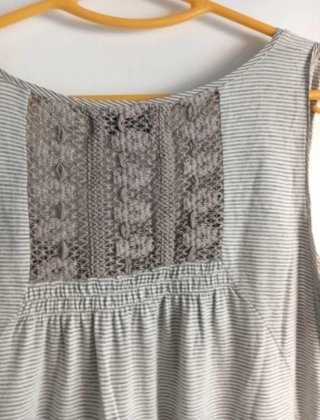 Vestido gris indiwoman