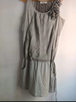 Vestido gris indiwoman