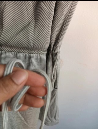 Vestido gris indiwoman