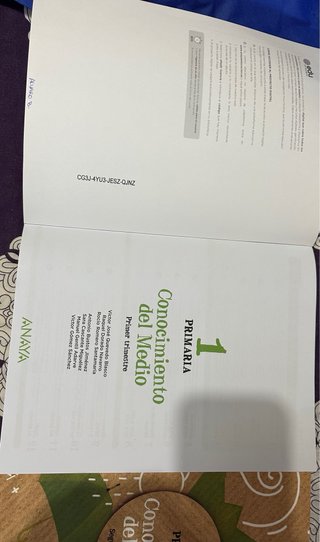 Libros conocimiento del medio 1 primaria Anaya
