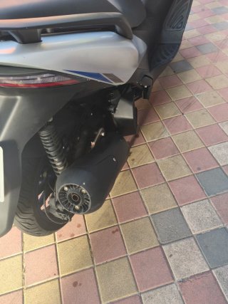 Zontes E 125 Scooter Maxi Plata/Azul