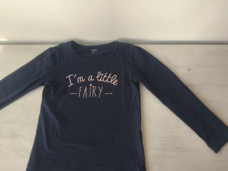 Lote 5 camisetas manga larga niña T8