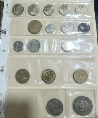 Álbum para monedas extranjeras
