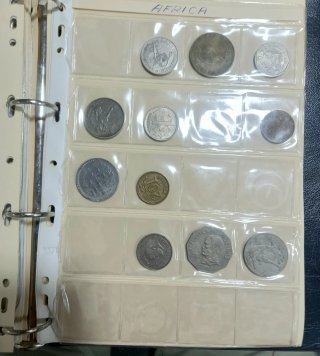 Álbum para monedas extranjeras
