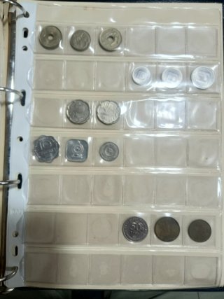 Álbum para monedas extranjeras