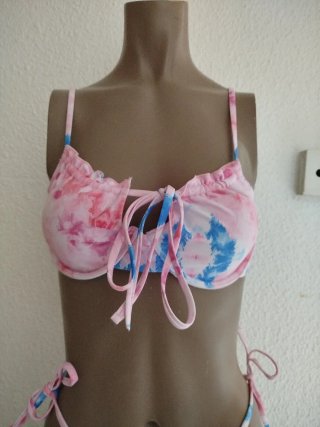Conjunto Bikini Tie-Dye Shein Talla M