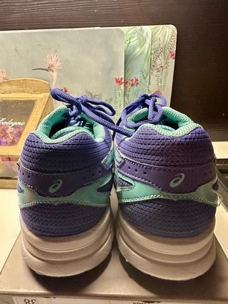 Scarpe Asics Gel-Galaxy 8 GS Viola/Turchese Taglia