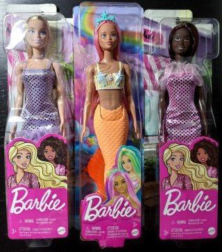 Barbie. Lote 3 Barbies Nuevas