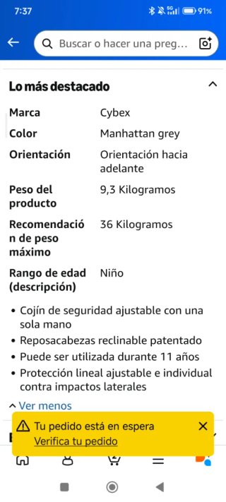 Silla de coche Cybex Pallas M-Fix