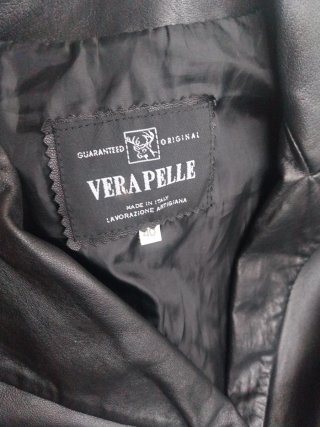Cazadora Piel Vera Pelle Talla S