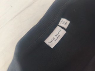 Sudadera negra con estampado de leopardo T8