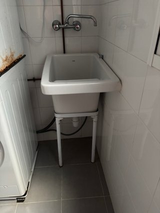 Fregadero de cocina blanco