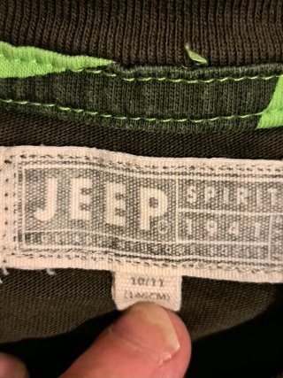 T-shirt bimbo Jeep 10-11 anni
