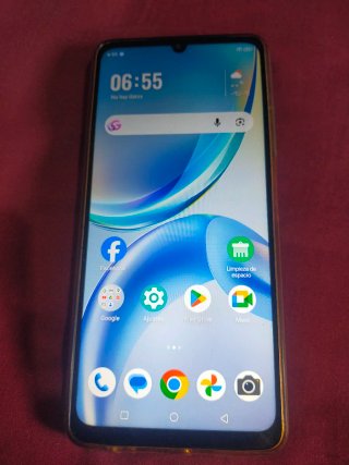 Móvil ZTE verde