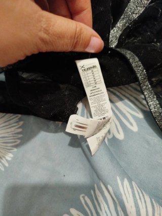 Conjunto lencería Tezenis Negro Talla M y tanga ta