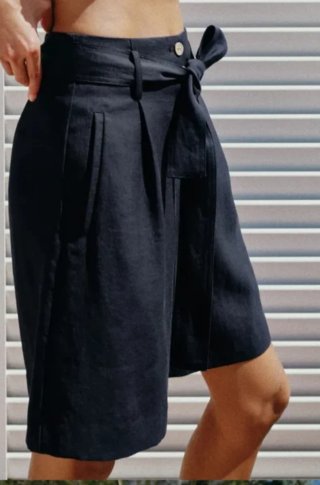 Bermudas cinturón Lazada de Zara