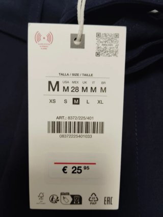Bermudas cinturón Lazada de Zara