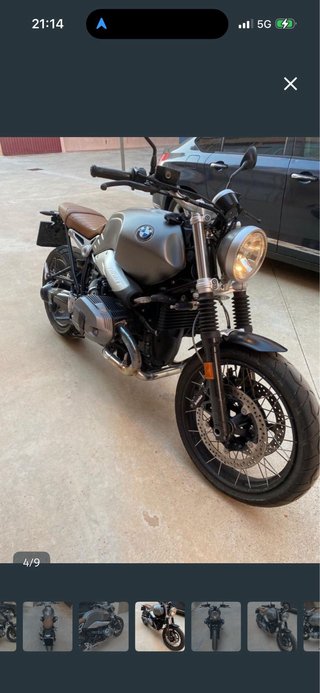 BMW R nineT Scrambler Marrón/Gris