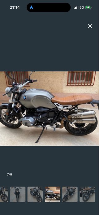 BMW R nineT Scrambler Marrón/Gris