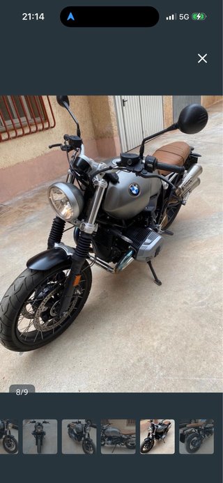BMW R nineT Scrambler Marrón/Gris