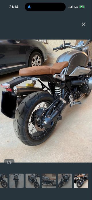 BMW R nineT Scrambler Marrón/Gris