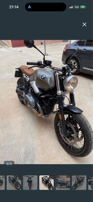 BMW R nineT Scrambler Marrón/Gris