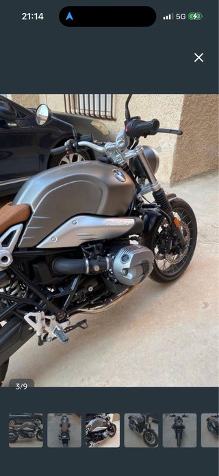 BMW R nineT Scrambler Marrón/Gris