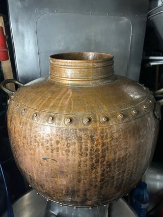 Alambique de cobre ,65 litros