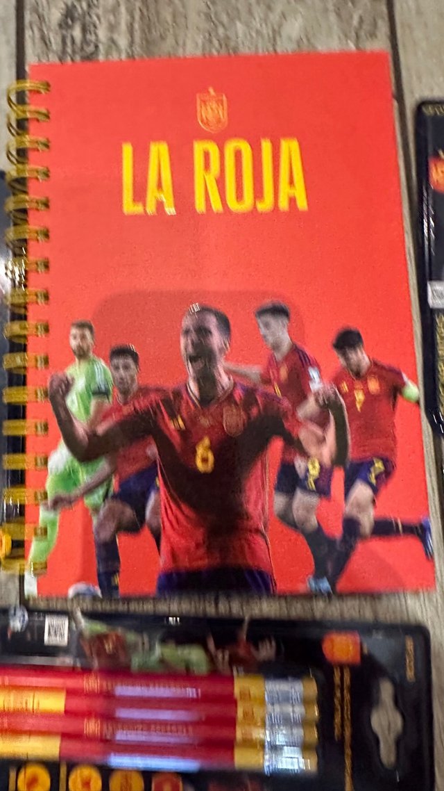 Lote papelería Selección Española Fútbol