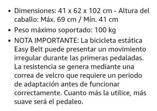Bicicleta Estática para bajit@s