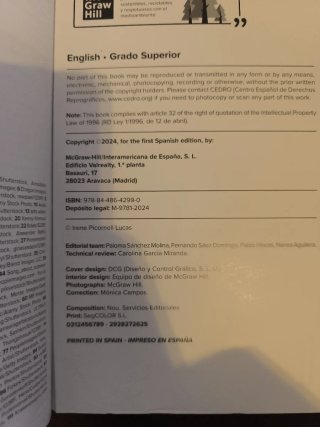English Grado Superior