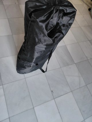 Cama Plegable Gris Tela