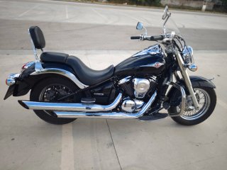 Kawasaki VN900 Cruiser Negra 2008