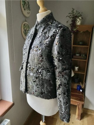 Chaqueta lentejuelas Zara talla s en perfectisimo