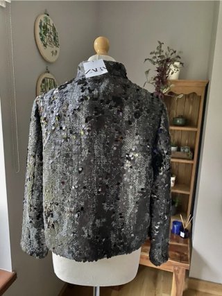 Chaqueta lentejuelas Zara talla s en perfectisimo
