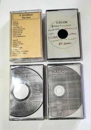 11 cassette stereo 7 registrate usate