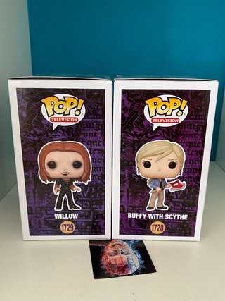 Or41 Funko Pop Buffy Willow y Buffy con Guadaña