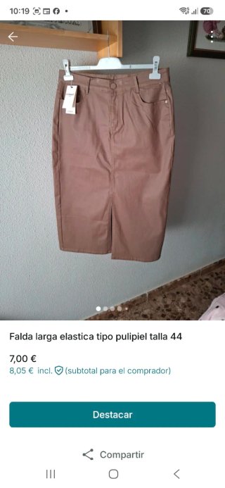 Blusón rosa talla XXL y L desde 7€ y 10€