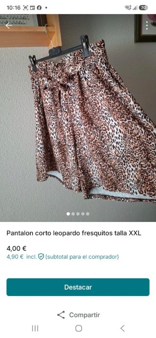 Blusón rosa talla XXL y L desde 7€ y 10€