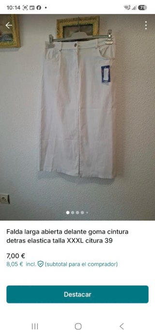 Blusón rosa talla XXL y L desde 7€ y 10€