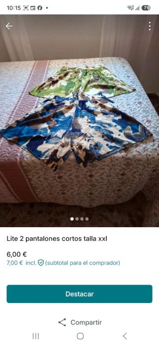 Blusón rosa talla XXL y L desde 7€ y 10€
