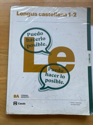 Lengua Castellana 1-2 BA