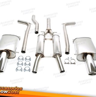 Sistema de escape TA Technix Duplex de acero inox