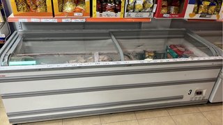 Isla congeladora comercial