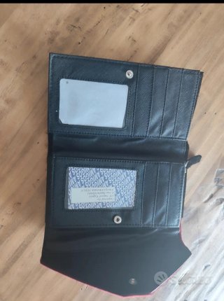Portafoglio unisex blu e rosso